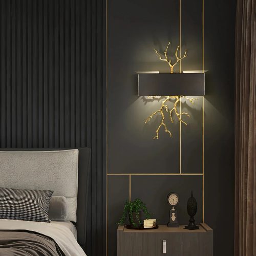 Creative Wall LED Lamp In Forest Style For Living Room