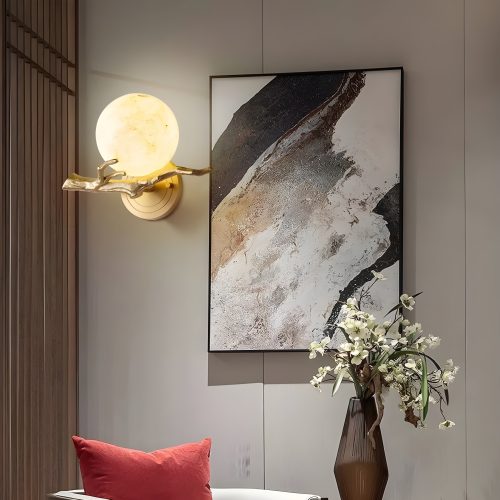 Creative Wall Lamp in the Shape of the Moon for Dining Room