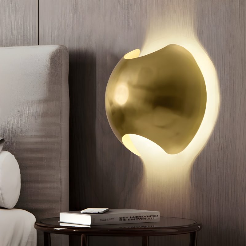 MIRODEMI Creative Wall Lamp in the Shape of the Semi Sphere, Living Room image | luxury lighting | semisphere wall lamps