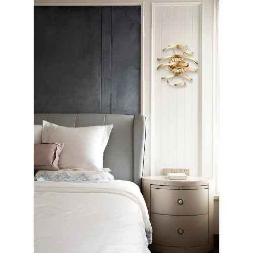 Creative|Elegant|Gold|Wall|Sconce|Lamp|Bedroom|Living|Rural