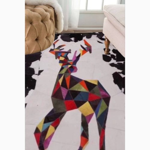 Decorative Art Natural Cowhide Carpet