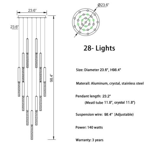 Dimmable long28