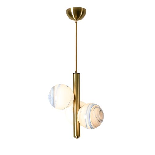 Drap Minimalistic Pendant Ball Shaped Chandelier for Elite Kitchen