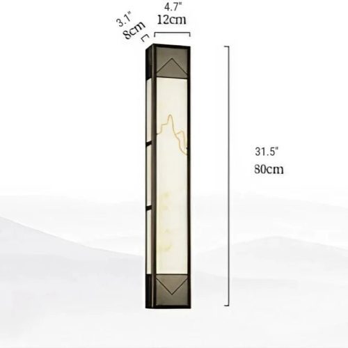 Elegant LED Wall Lamp In New Japanese Style For Living Room