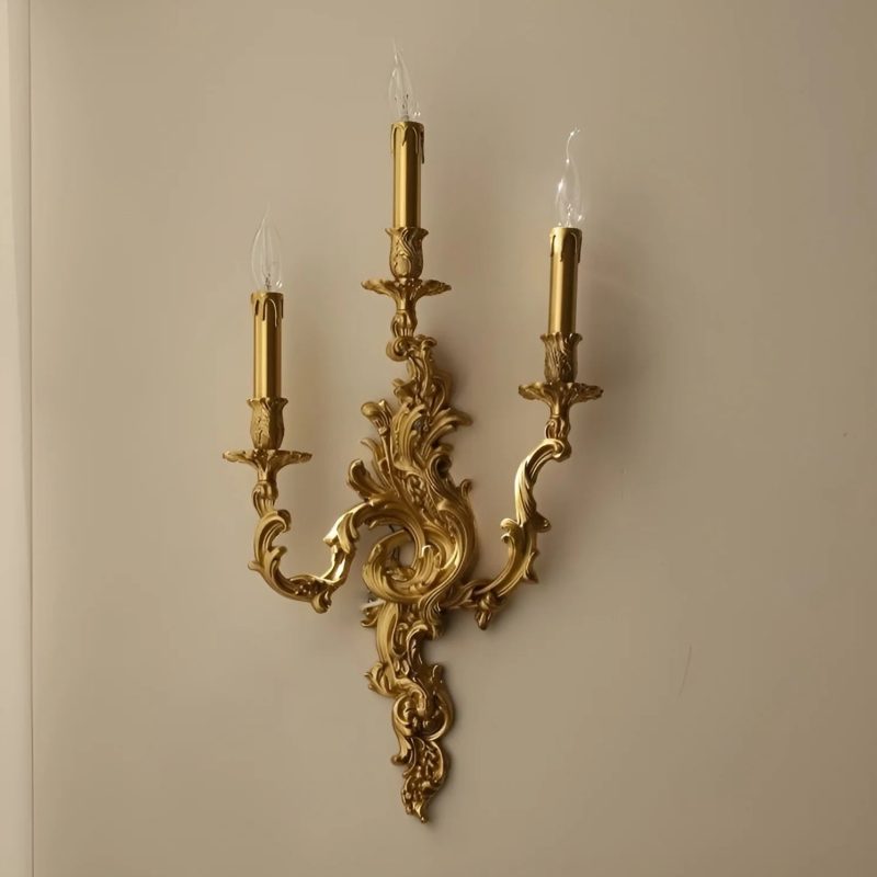 Elegant Wall Lamp In The Shape Of Candles For Living Room