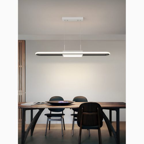 Emmen Chandelier in the Shape of Long Strip for Office