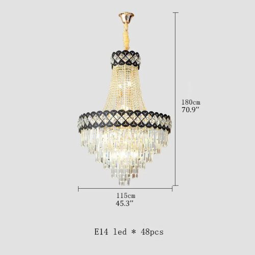 Empire Classical Duplex Crystal Chandelier