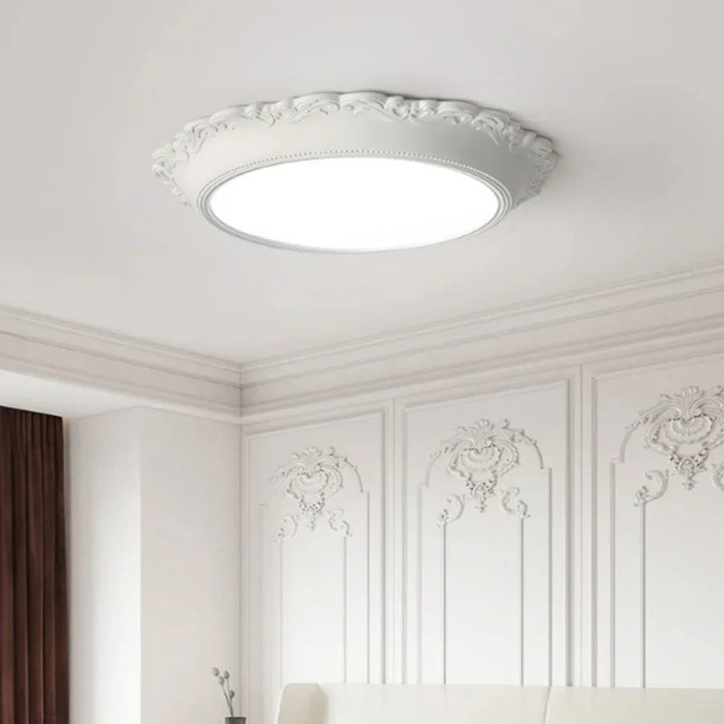 European Style Round LED Ceiling Lamp for Living Room