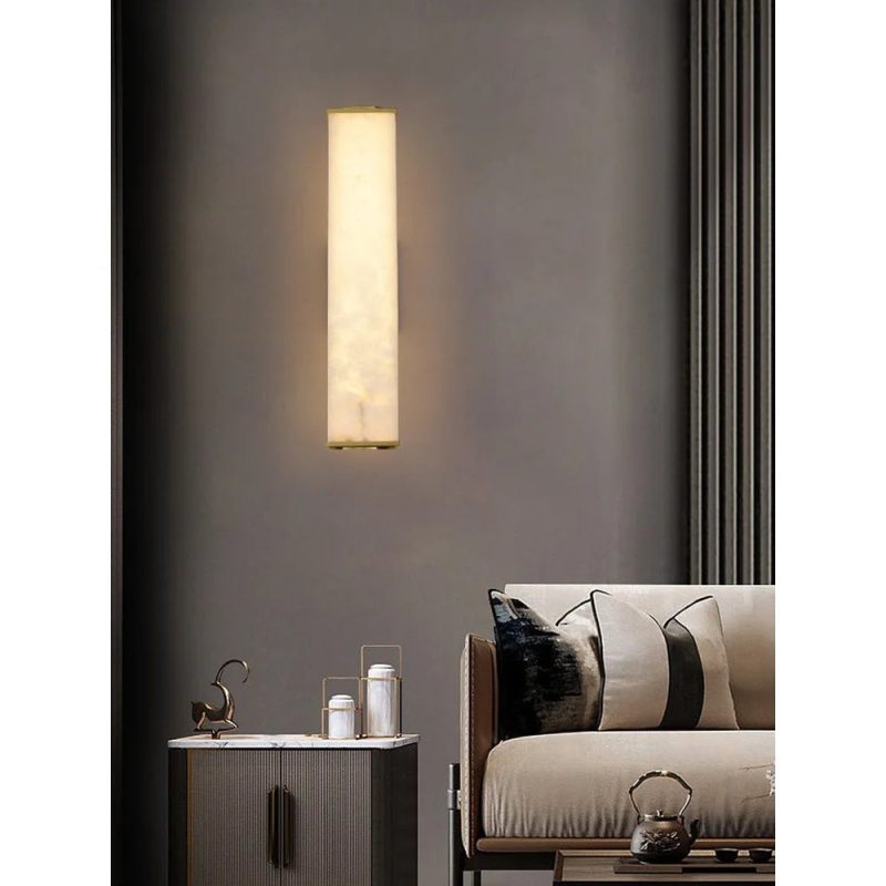 Fashionable Marble Wall Lamp For Living Room For Hall