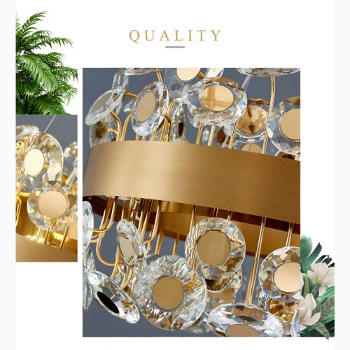 Garlenda Rectangle Crystal Chandelier