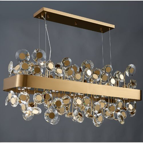 Garlenda Rectangle Crystal Gorgeous Chandelier