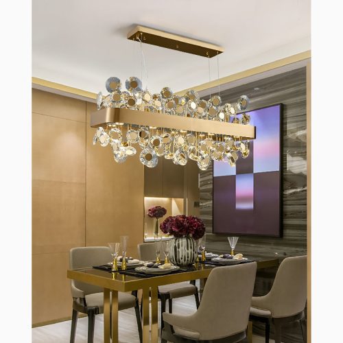 Garlenda Rectangle Crystal Great Chandelier