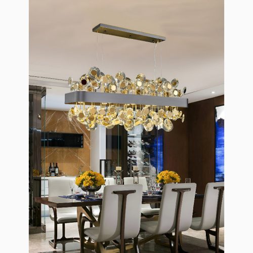 Garlenda Rectangle Crystal Lovely Chandelier