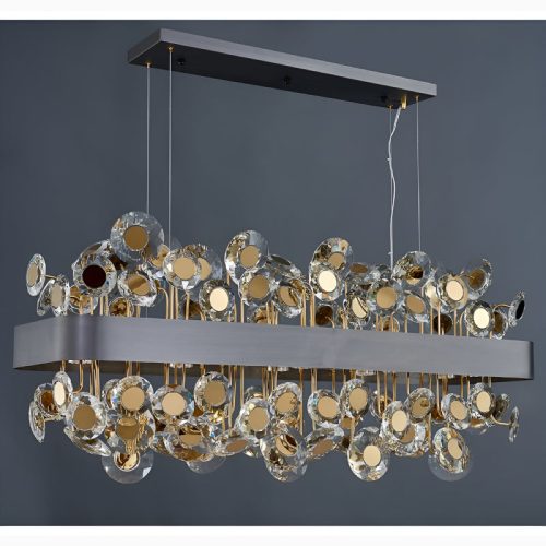 Garlenda Rectangle Crystal Luxurious Chandelier