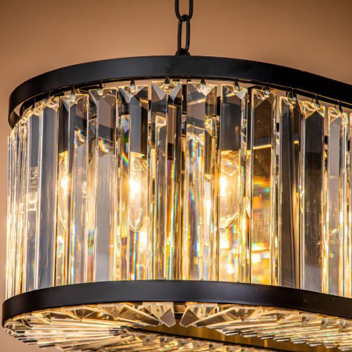 Gistel American Large Oval LED Chandelier Details