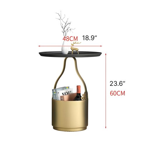 Gold and black plant stand|Multifunctional|Iron flower stand|Stand for plants| Plant stand with storage