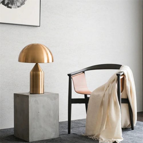 Gold Modern LED Table Lamp For Living Room