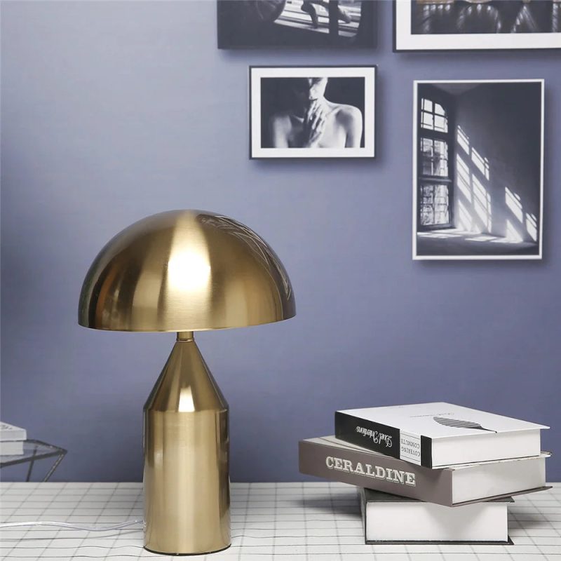 Gold Modern LED Table Light For Living Room