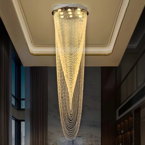 Gorgeous Golden LED Ceiling Chandelier