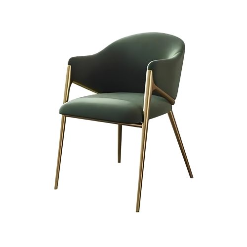 Green Luxury Postmodern Minimalist Set of 2 Dining Chairs for Home Decor