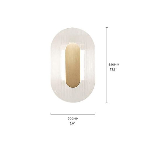 MIRODEMI® Creative Wall Lamp in the Shape of Circle for Living Room, Bedroom image | luxury lighting | circle shape wall lamp