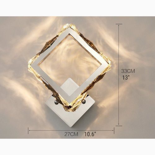 IRODEMI Muttenz Luxury Wall Lamp in the Shape of Square for Living Room Bedroom