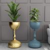 Minimalistic decor for living room|Plant stand in nordic style|Gold|Blue|Modern