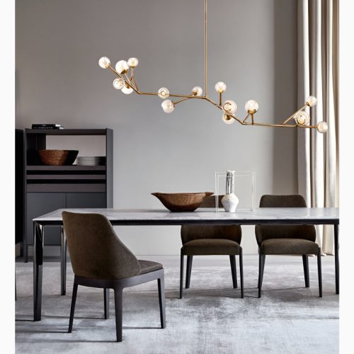 Ischia Luxury Molecular Shaped Chandelier for Living Room Kitchen Exclusive Dining Room