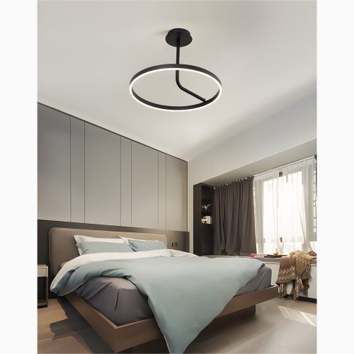 Isnello Round LED Ceiling Mounted Lamp for Bedroom