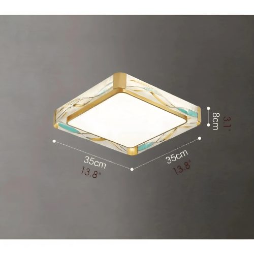 La Tour de Treme Square LED opper Ceiling Light For Dining Room