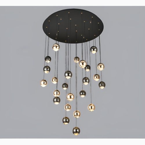 Laigueglia Gorgeous Crystal LED Chandelier Grey Background