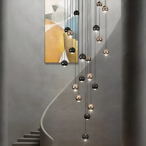 Laigueglia Gorgeous Crystal LED Chandelier for Staircase