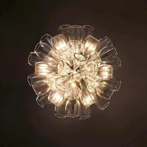 Lighting Hanging Glass LED Chandelier Creative Design