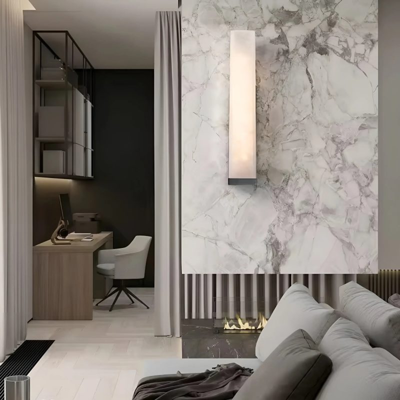 Luxurious Marble Wall Lamp In Postmodern Style