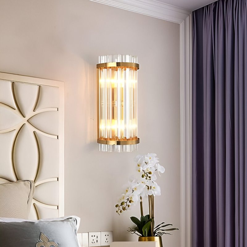 MIRODEMI Luxury Crystal Wall Lamp in Nordic Style for Living Room, Bedroom image | luxury lighting | luxury wall lamps