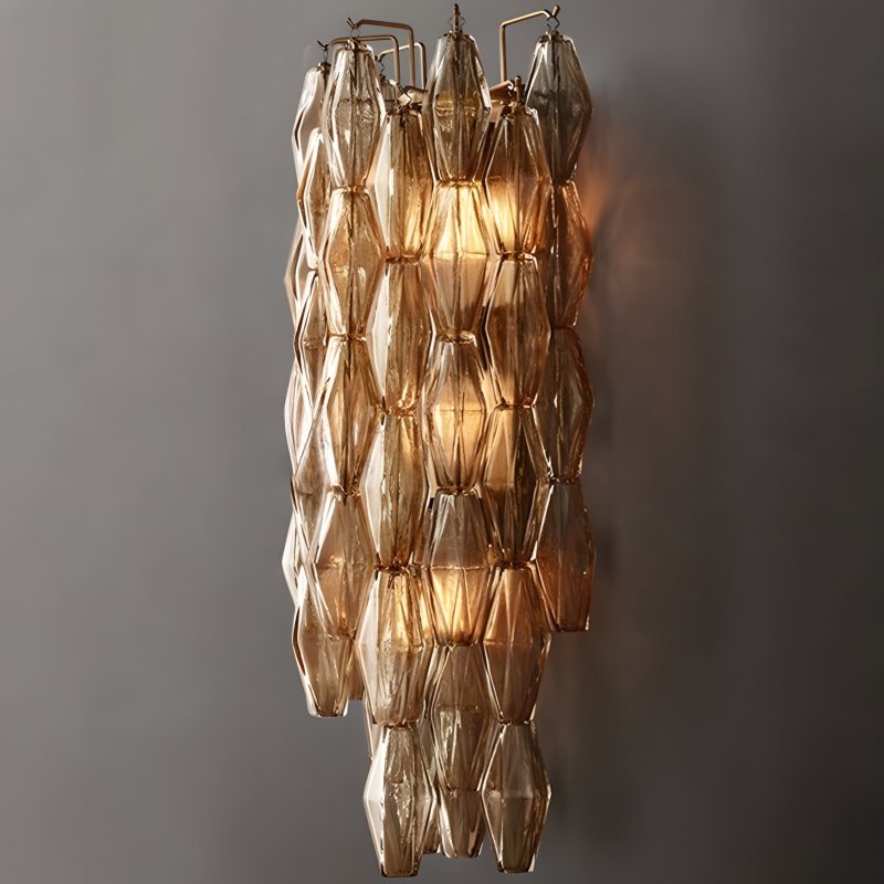 Luxury Crystal Wall Lamp in Decorative Style Large