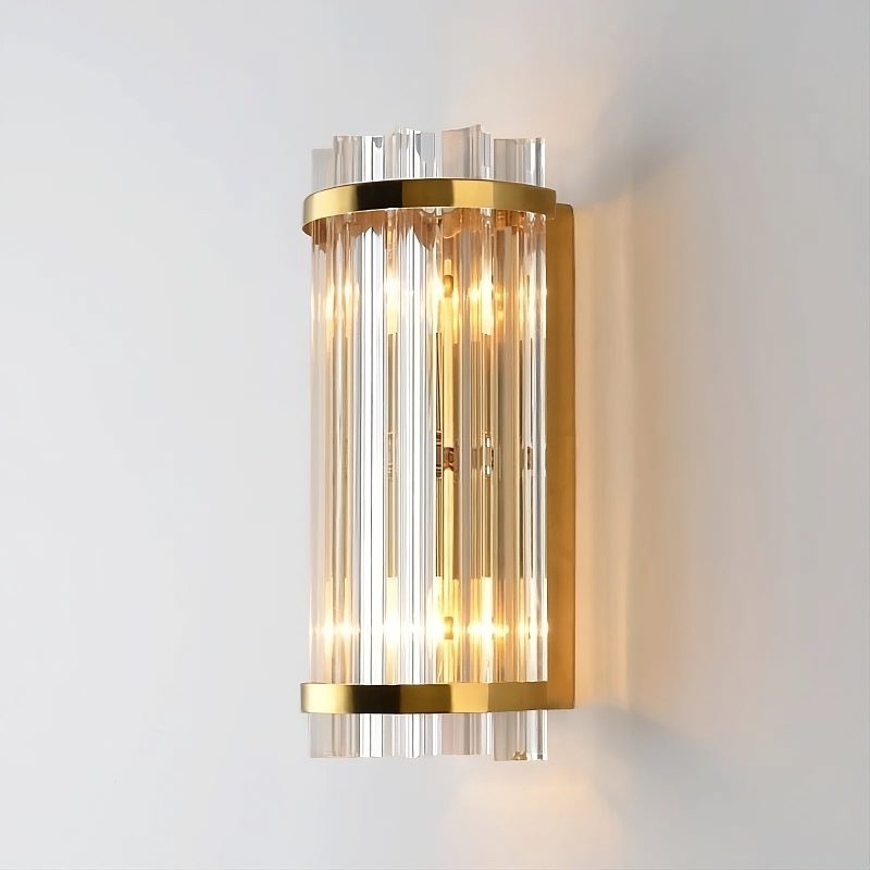 Luxury Crystal Wall Lamp in Nordic Style Warm Light