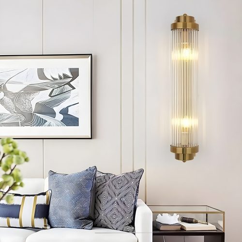 Luxury Crystal Wall Lamp in Nordic Style for Living Room