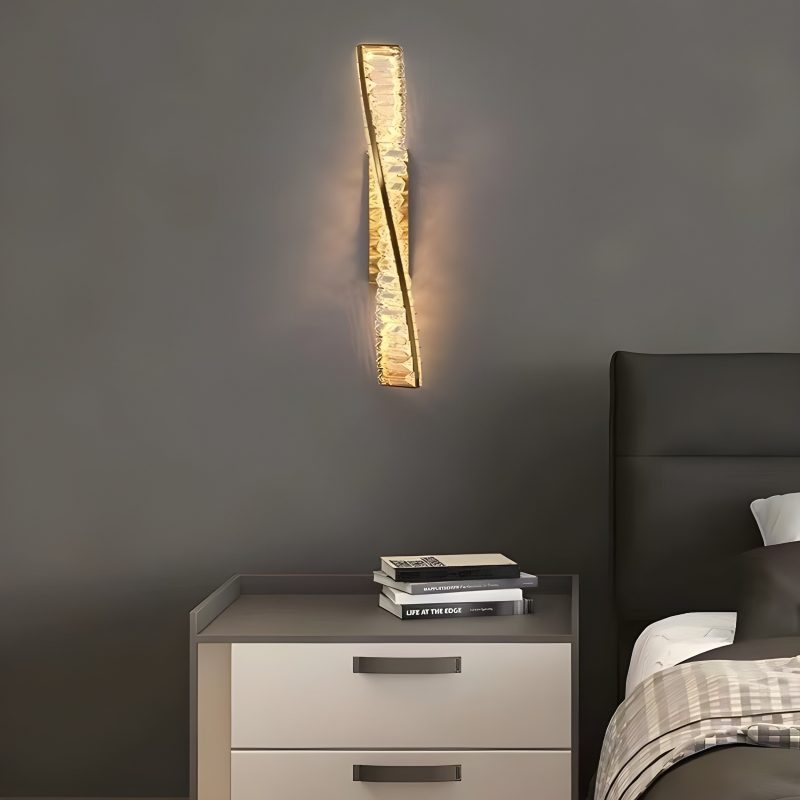 Luxury Crystal Wall Sconce in Creative Style for Bedroom