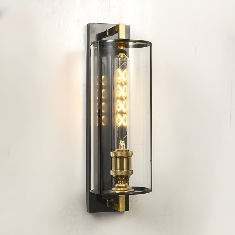 Luxury Glass Wall Lamp in Industrial Style