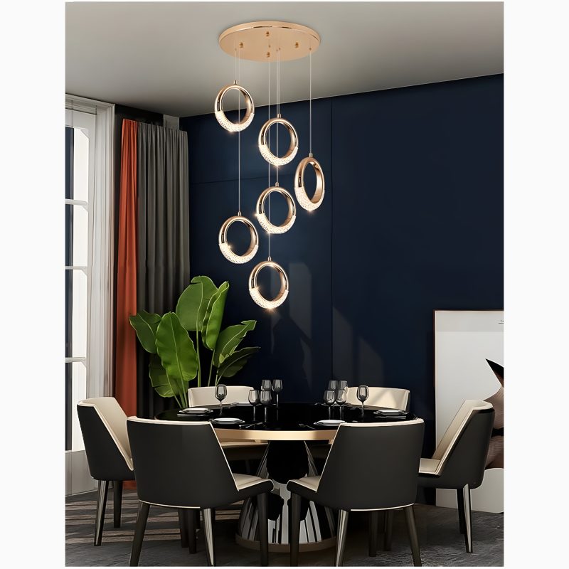 Stylish Modern LED Pendant Chandelier from Mirodemi for Dining Room