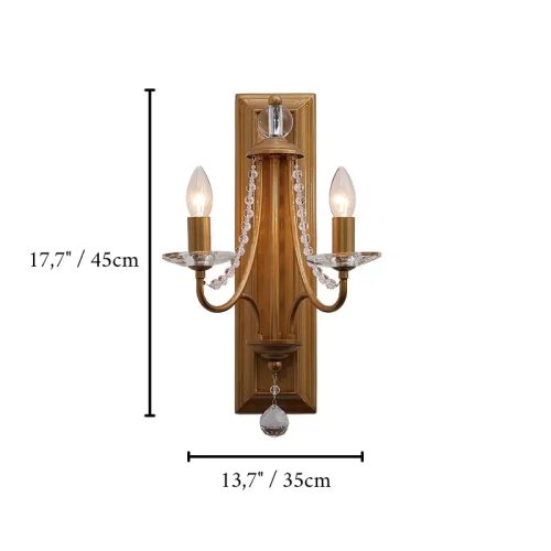 Luxury Golden LED Wall Sconce