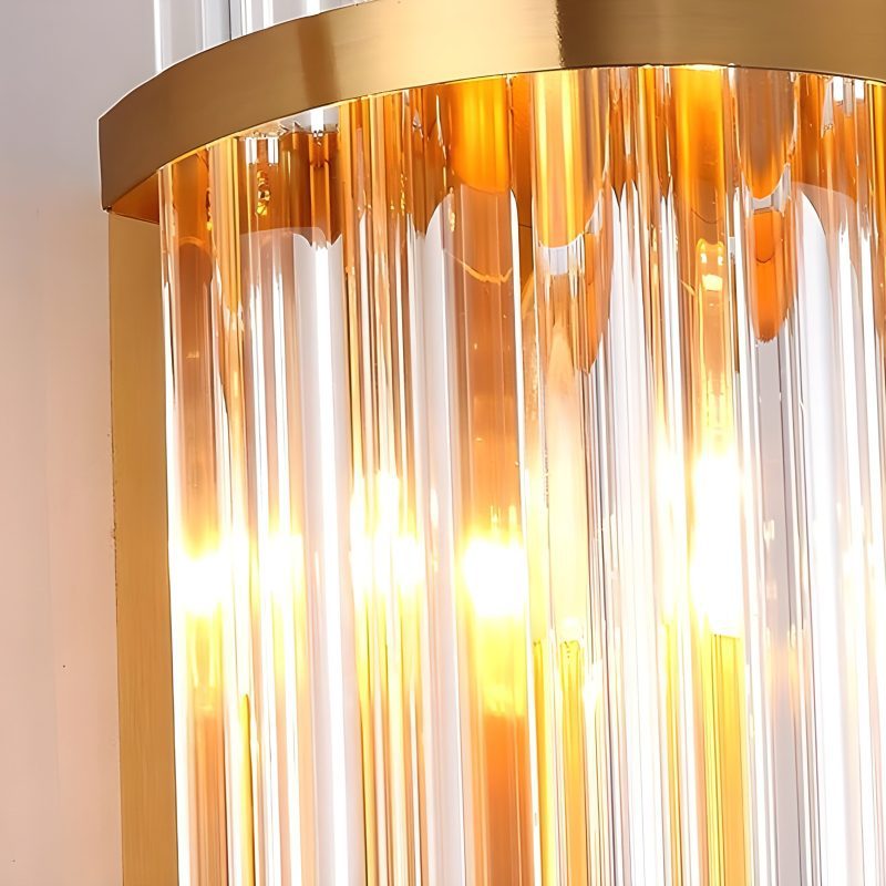 Luxury LED Crystal Wall Lamp in Nordic Style Details