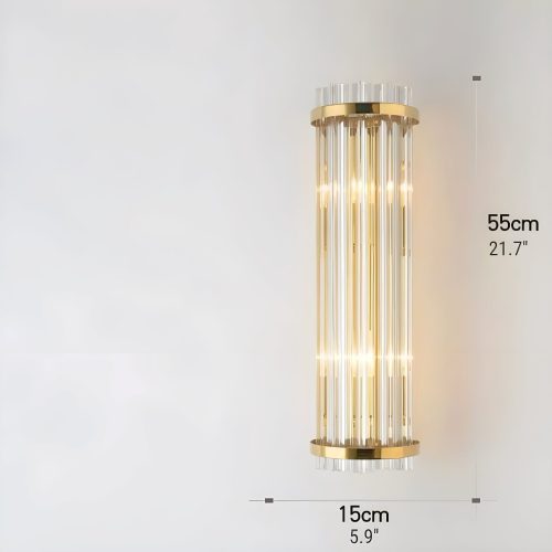 Luxury LED Crystal Wall Lamp in Nordic Style Large