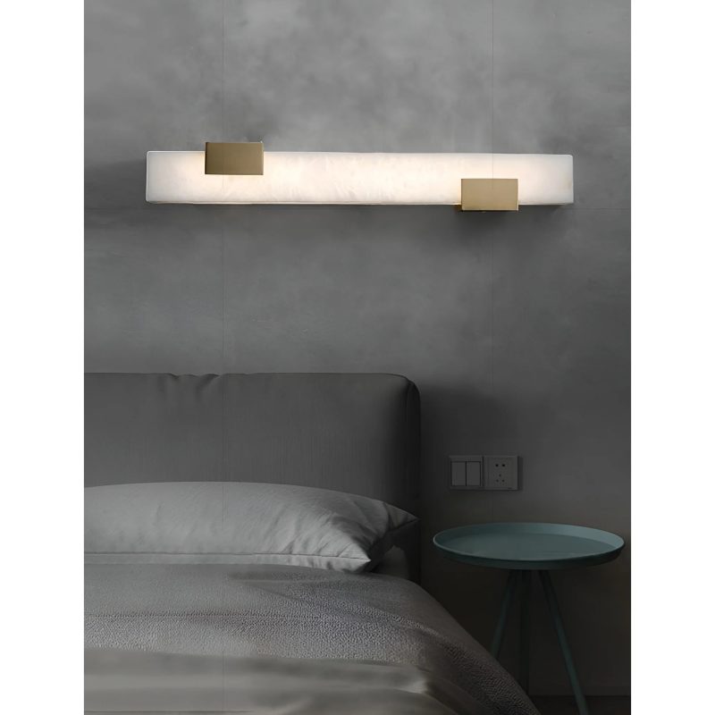 Luxury Marble Wall Lamp In The Futuristic Style For Dning Room