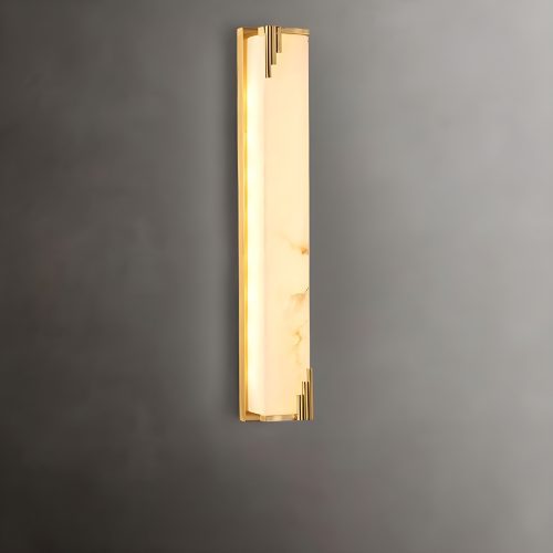 Luxury Marble Wall Lamp in Marvelous Style Light On