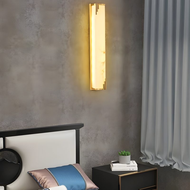 Luxury Marble Wall Lamp in Marvelous Style for Bedroom