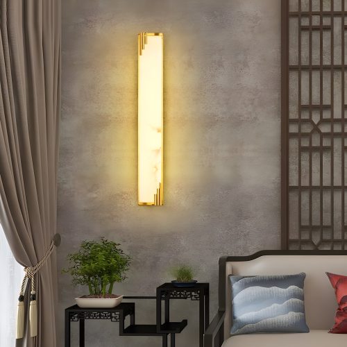 Luxury Marble Wall Lamp in Marvelous Style for Parlor