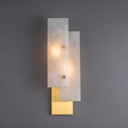 Luxury Marble Wall Lamp in Postmodern Style Warm Light