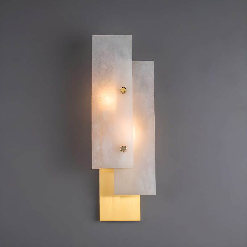 Luxury Marble Wall Lamp in Postmodern Style Warm Light